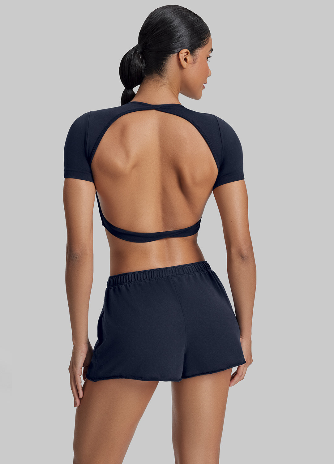 French Terry Jersey Shorts Midt-Lår - Lunvika Boutique