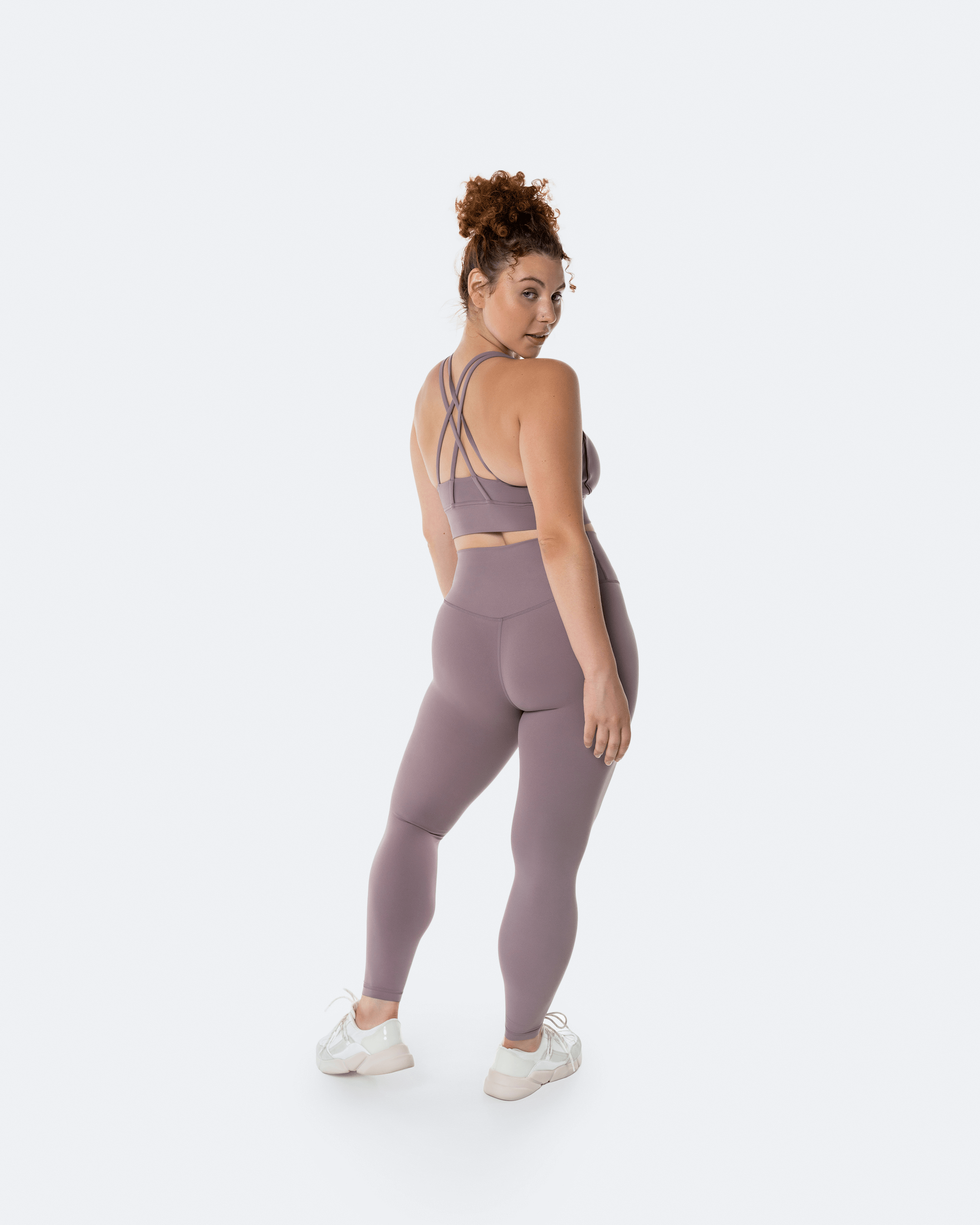 7/8 Leggings i Dusty Pink - Lunvika Boutique