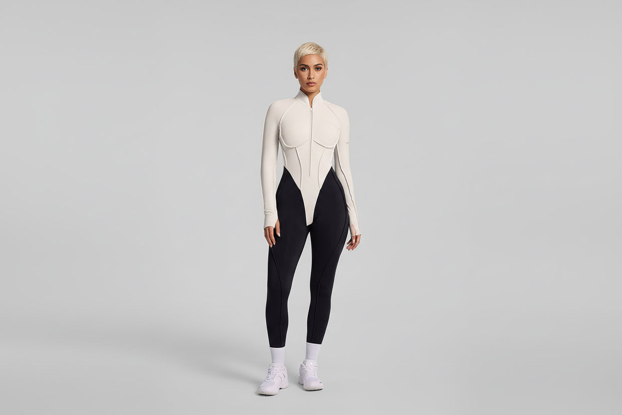 Tofarget kattedrakt i full lengde - Lunvika Boutique