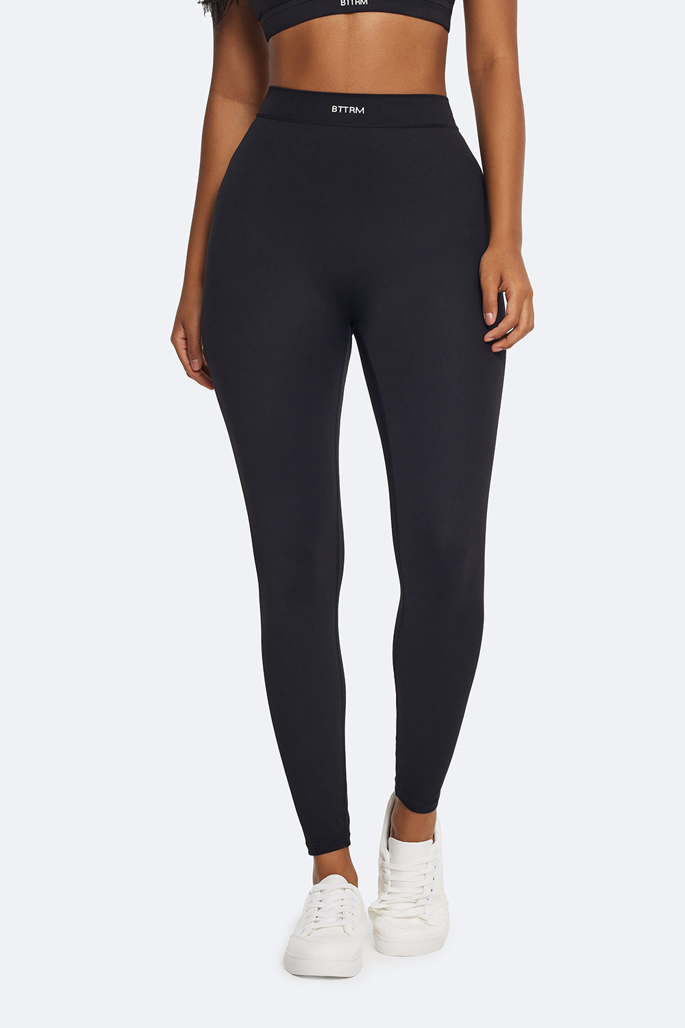 Ruched High-Wist Leggings - Lunvika Boutique
