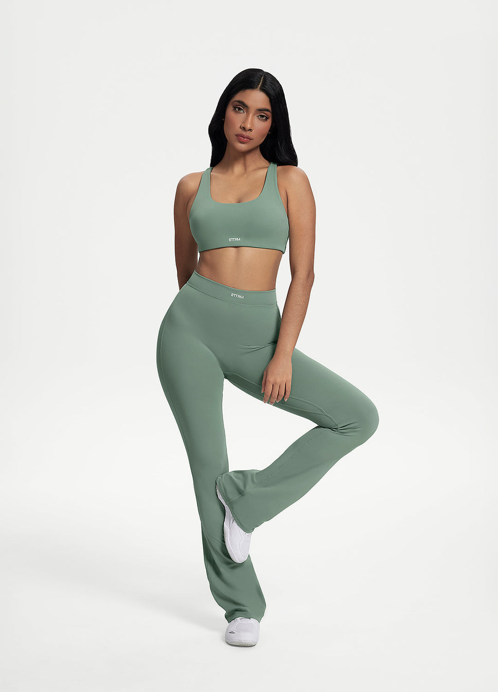 Utvidede leggings med scrunch-rygg - Lunvika Boutique