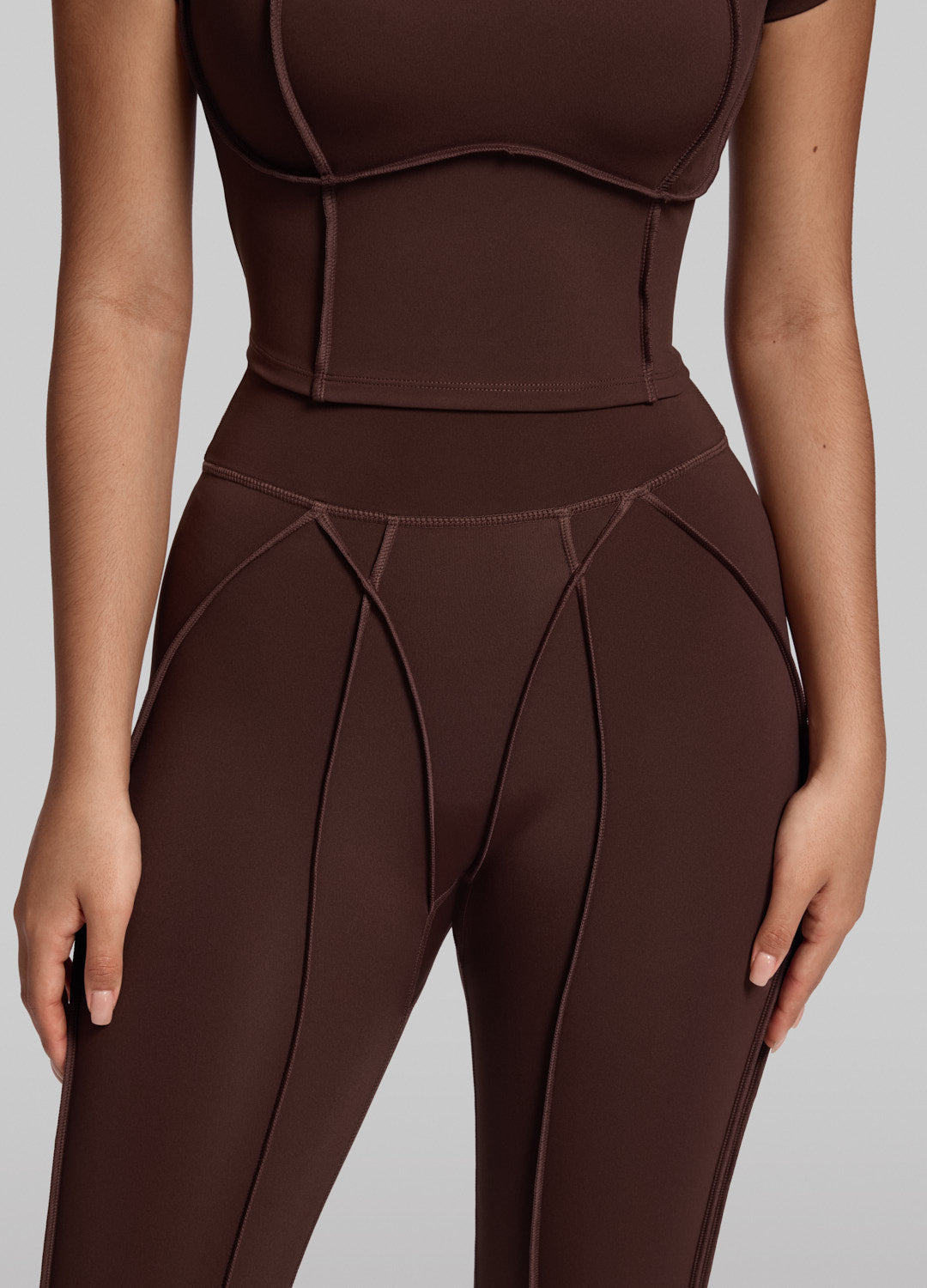 Leggings med kontursøm - Lunvika Boutique