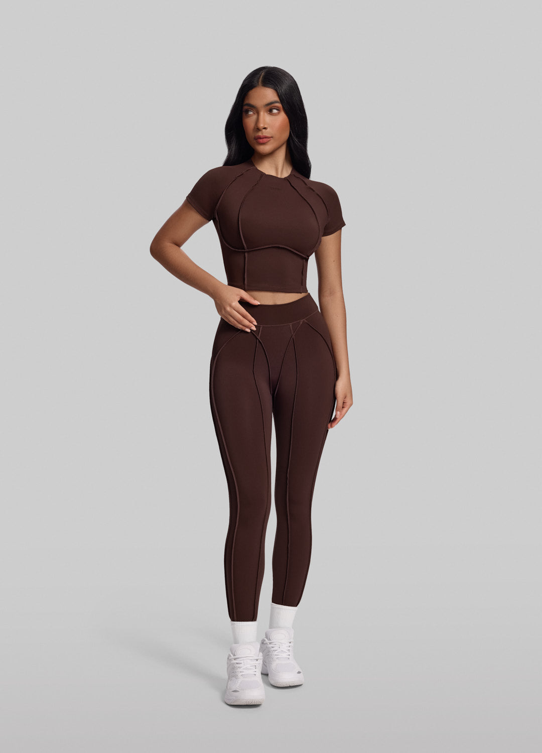 Leggings med kontursøm - Lunvika Boutique