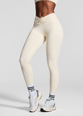 Shaping leggings med knyting foran - Lunvika Boutique
