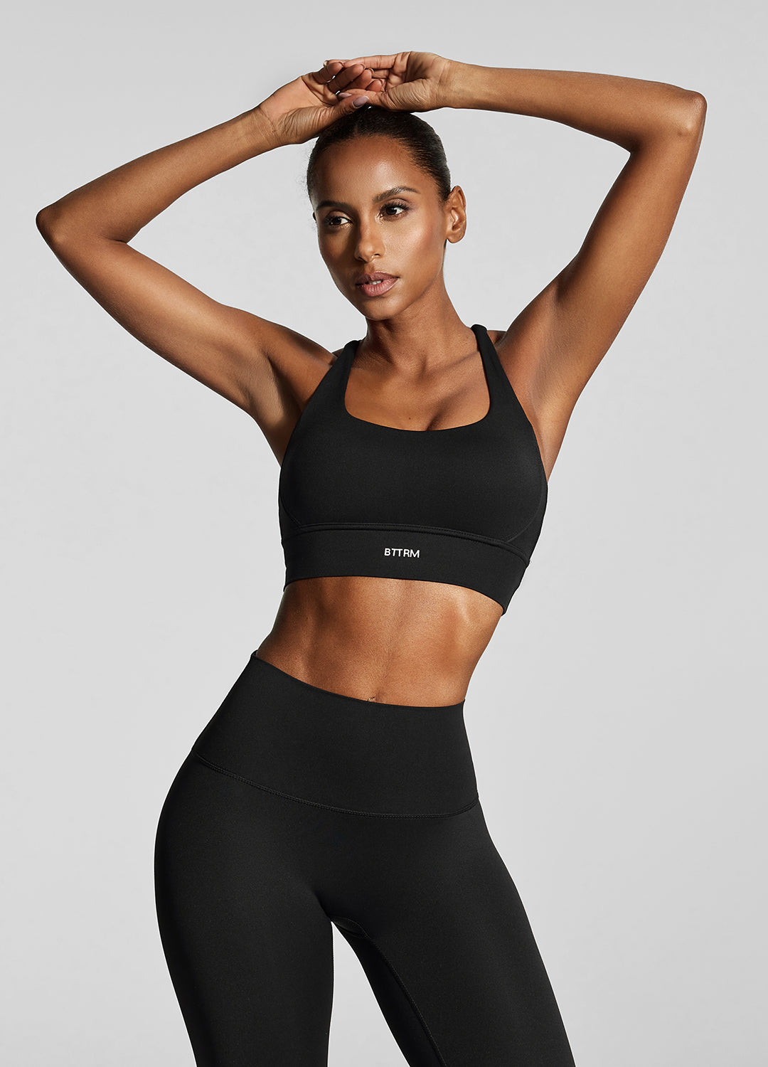 Strappy Back Top i Jet Black - Lunvika Boutique