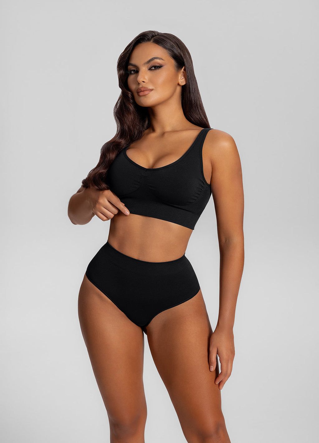 Sømløs mid-Rise Sculpting Briefs Tummy Control - Lunvika Boutique