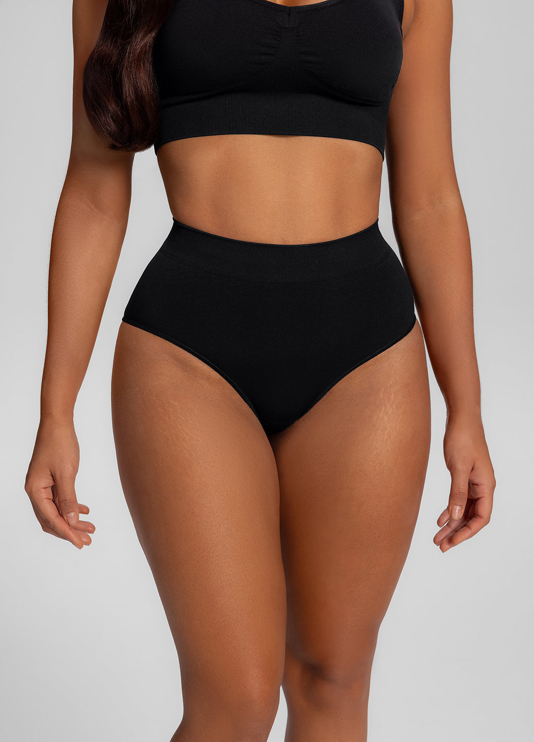 Sømløs mid-Rise Sculpting Briefs Tummy Control - Lunvika Boutique
