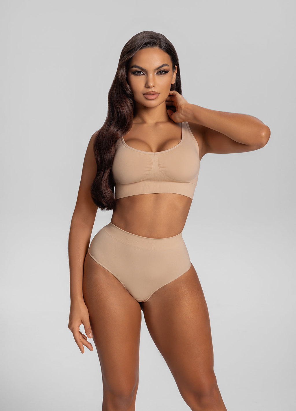 Sømløs Mid-Rise Sculpting Briefs Duo Tummy-Control - Lunvika Boutique