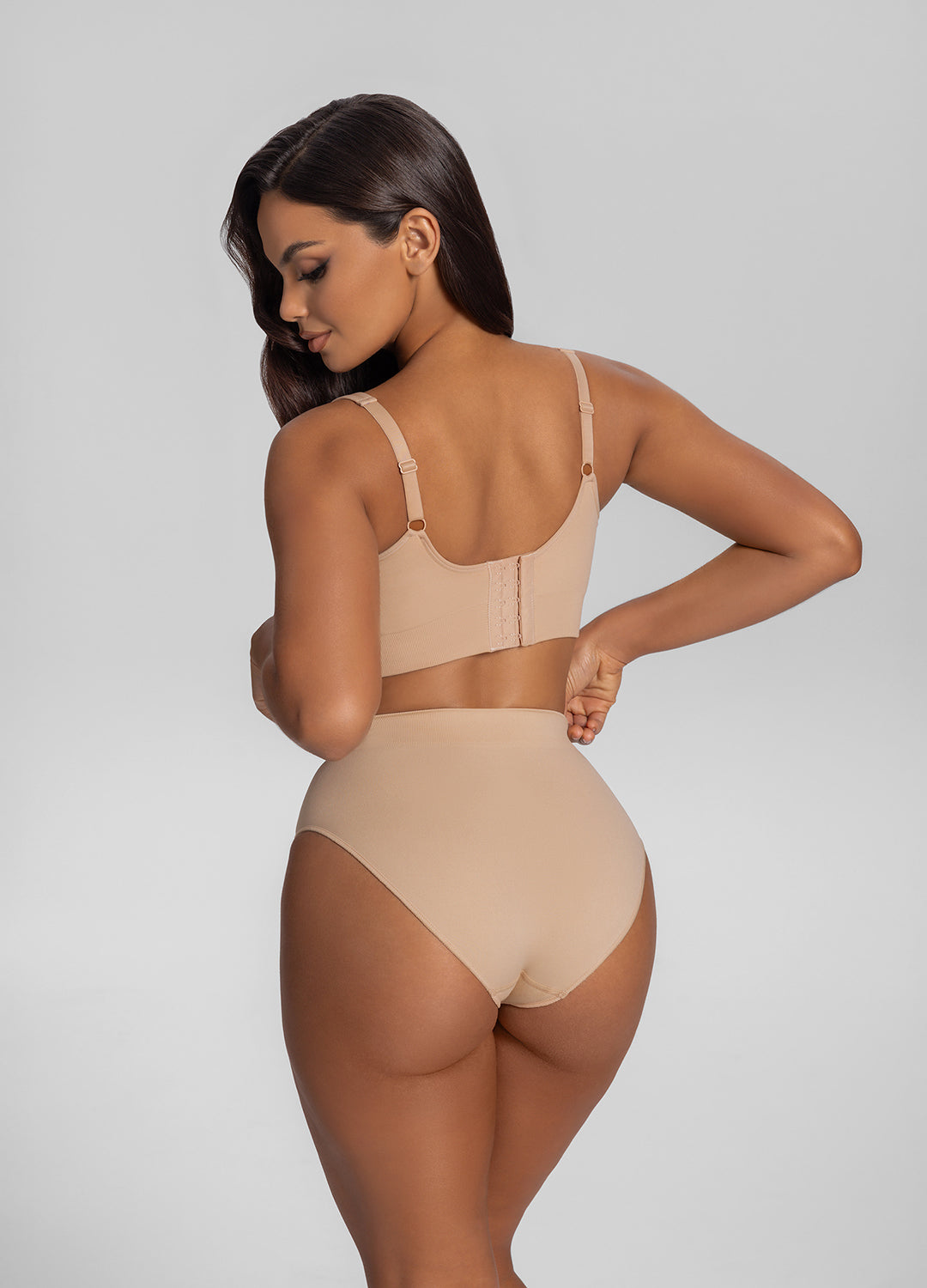 Sømløs Mid-Rise Sculpting Briefs Duo Tummy-Control - Lunvika Boutique