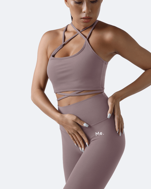 7/8 Leggings i Dusty Pink - Lunvika Boutique