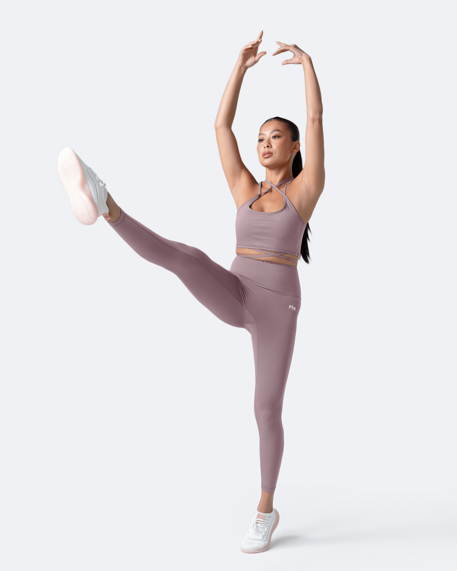 7/8 Leggings i Dusty Pink - Lunvika Boutique