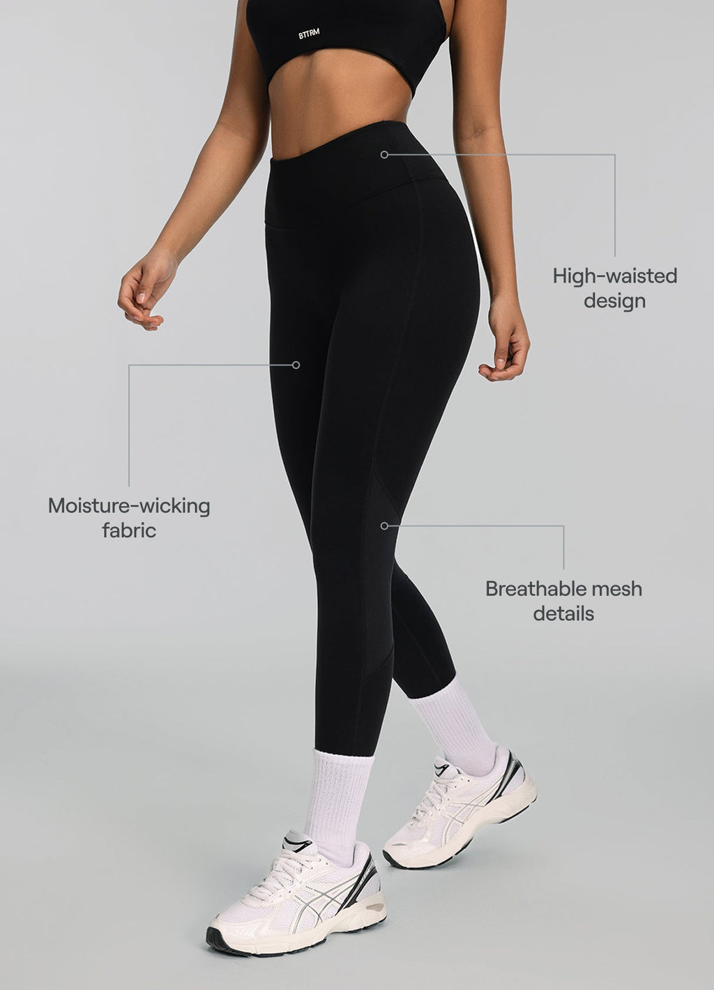 High Impact Mesh Leggings - Lunvika Boutique