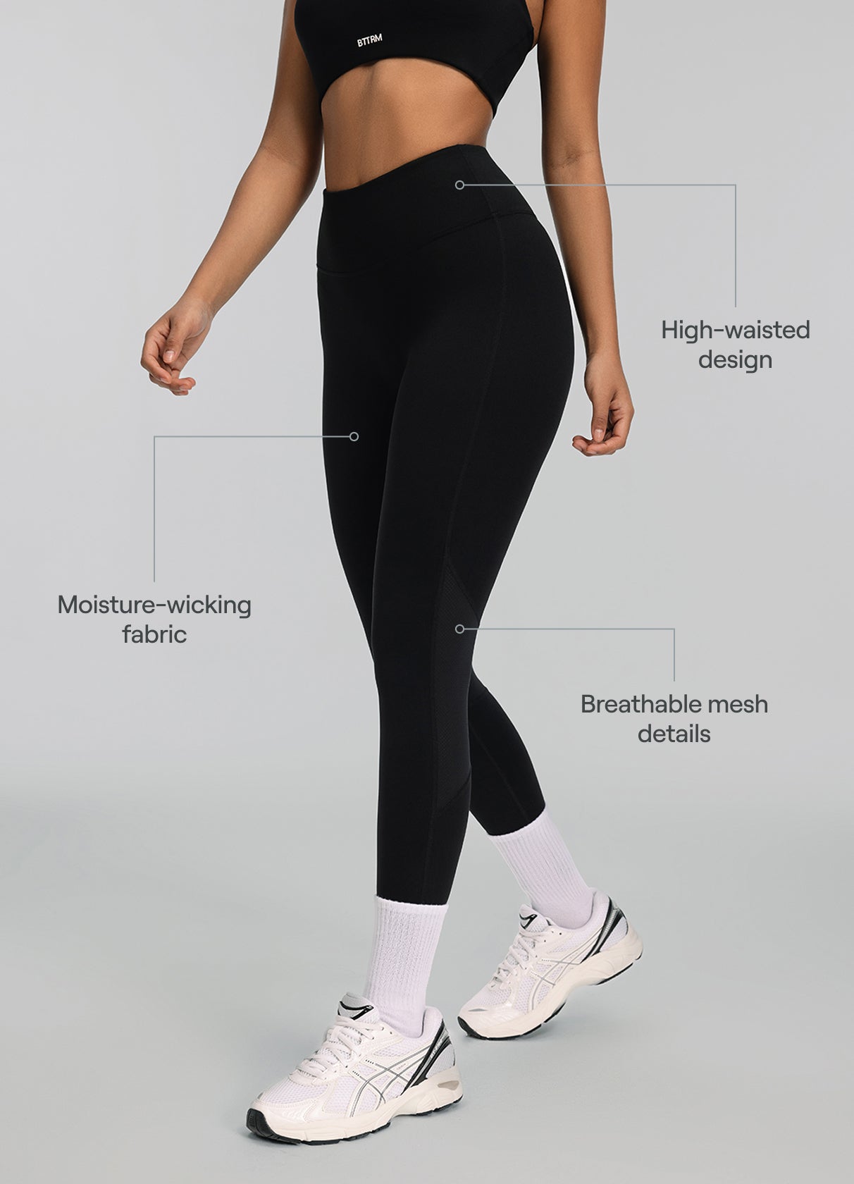 High Impact Mesh Leggings - Lunvika Boutique