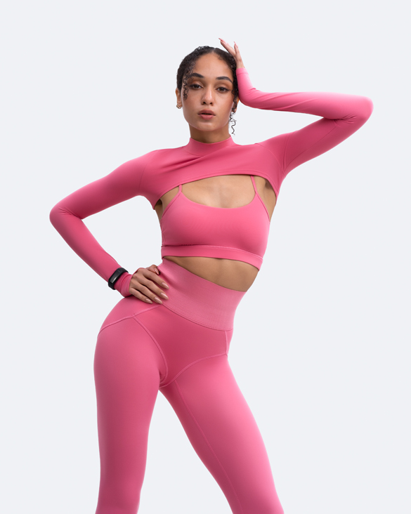 Langermet Crew Neck Shrug - Lunvika Boutique