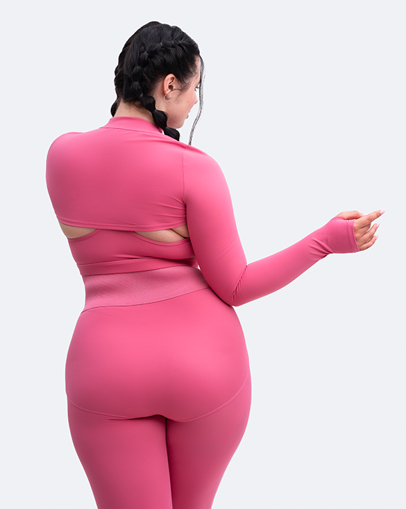Langermet Crew Neck Shrug - Lunvika Boutique