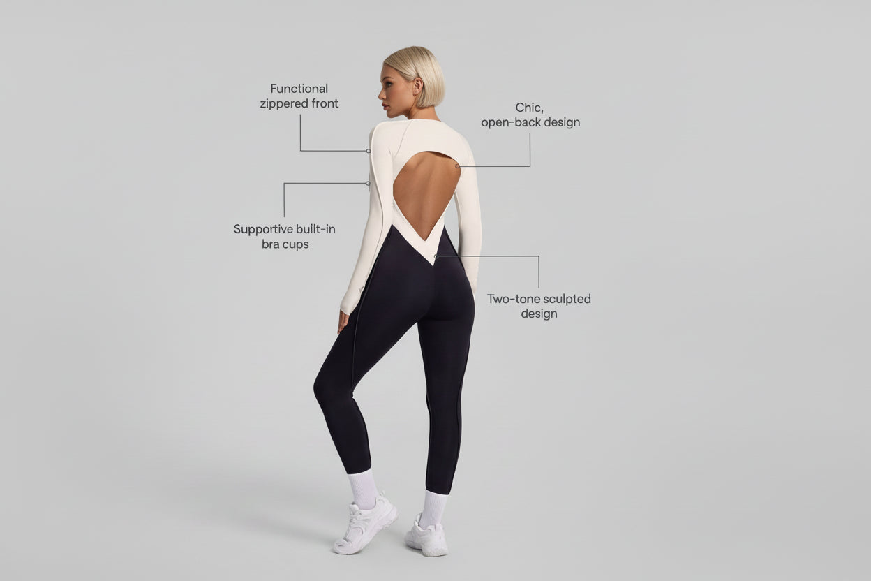 Tofarget kattedrakt i full lengde - Lunvika Boutique