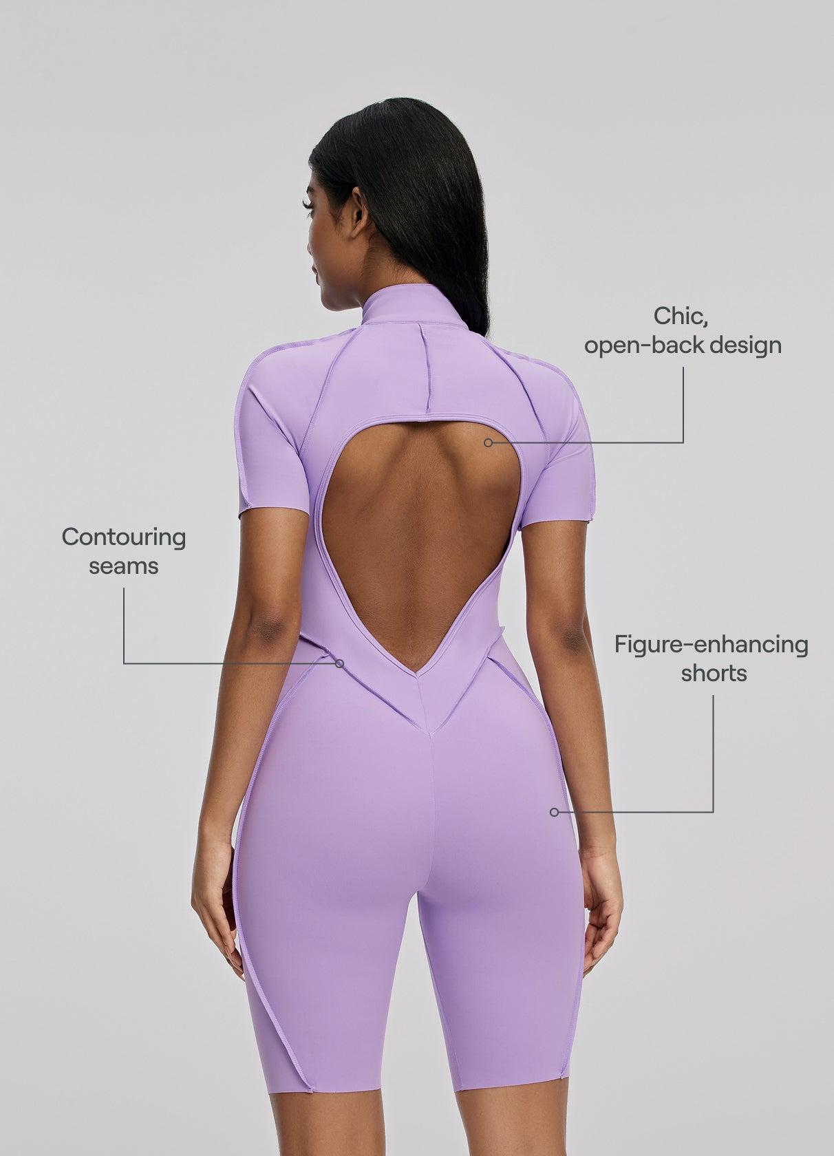 Shortslang catsuit - Lunvika Boutique
