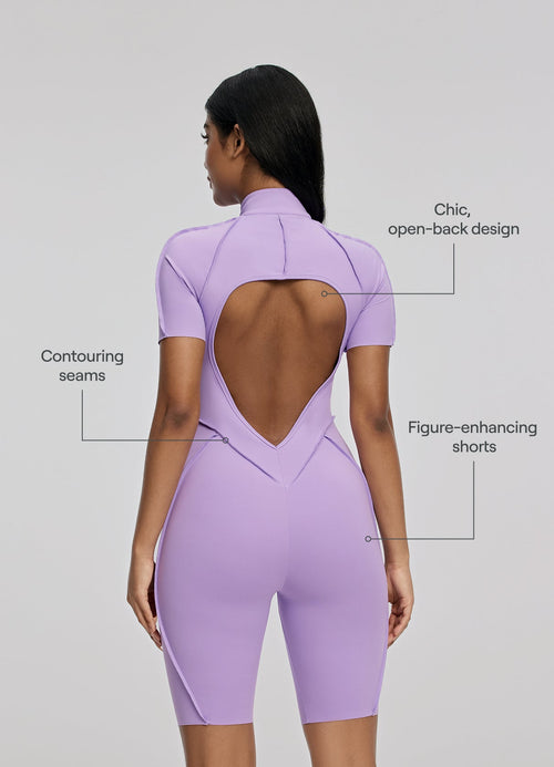Shortslang catsuit - Lunvika Boutique
