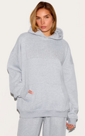 Grey Marl Oversized hettegenser - Lunvika Boutique