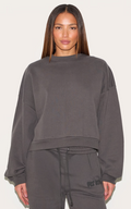 Studio Print Boxy Sweatshirt - Lunvika Boutique