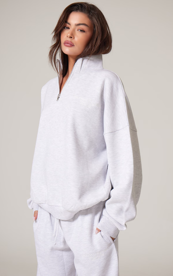 Oversized Quarter Zip - Lunvika Boutique