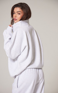 Oversized Quarter Zip - Lunvika Boutique