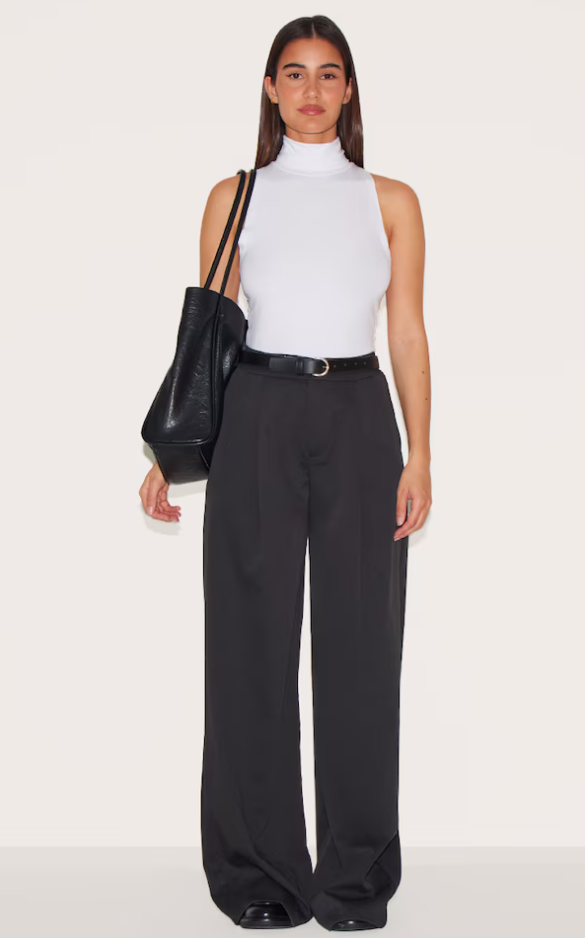 Hals Ermeløs Lang Topp - Lunvika Boutique