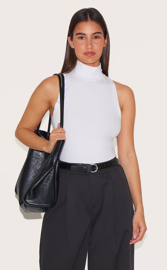 Hals Ermeløs Lang Topp - Lunvika Boutique
